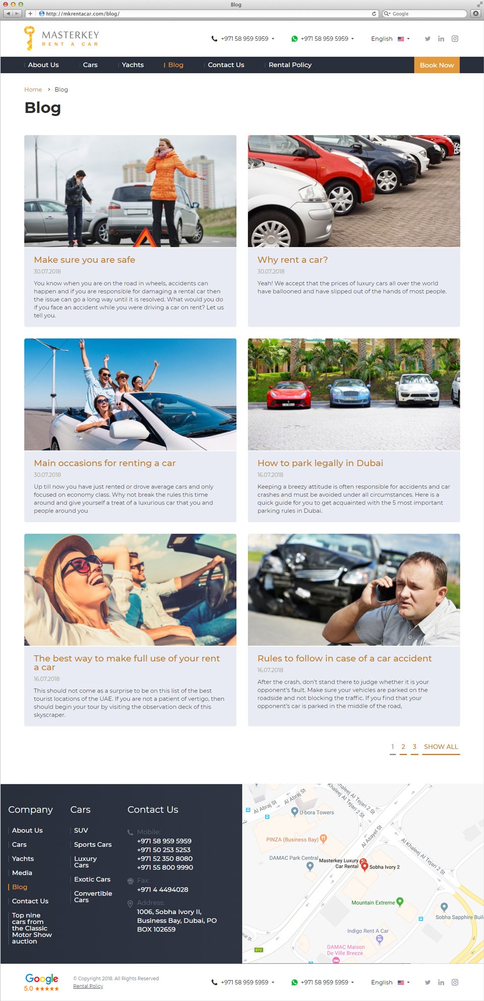 MK Rent a Car | Beontop Portfolio Blogs Page