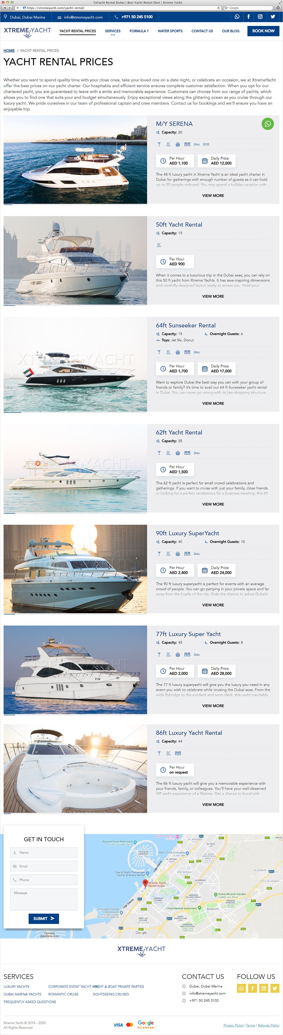 Xtreme Yacht | Beontop Portfolio Product Catalog