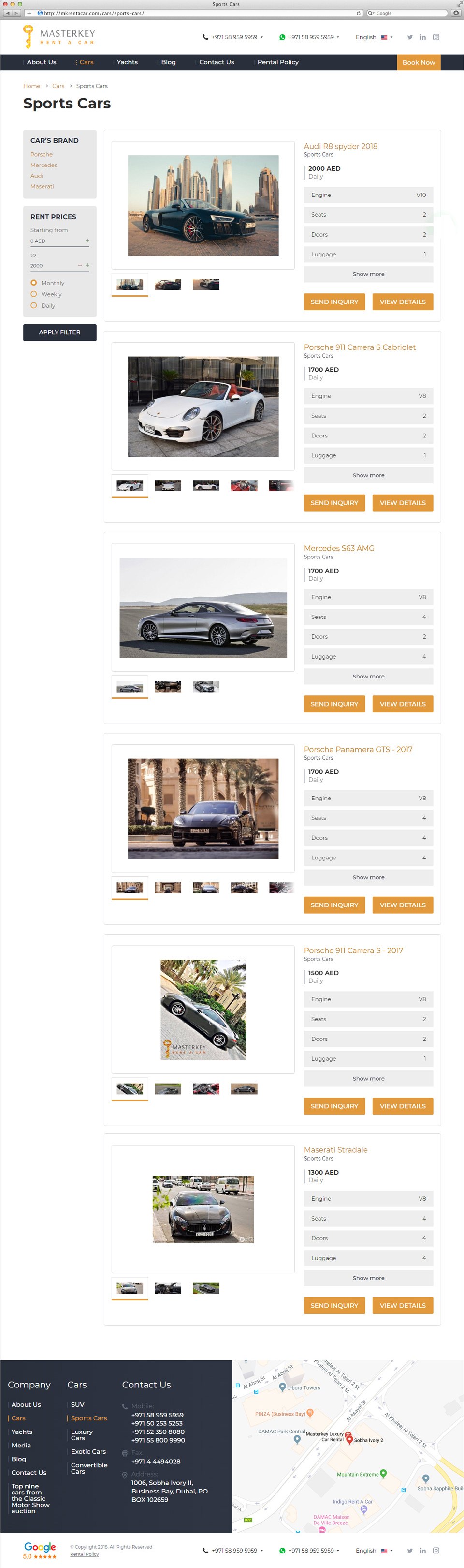 MK Rent a Car | Beontop Portfolio Product Catalog