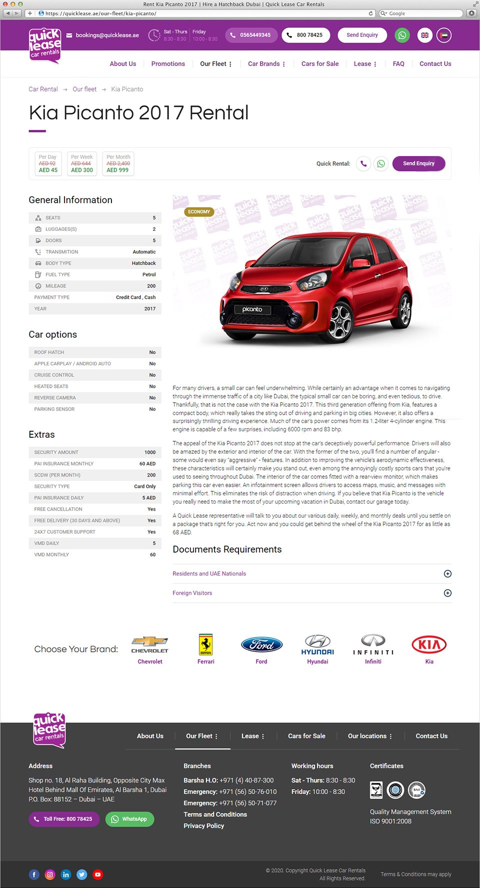 Quick Lease | Beontop Portfolio Product Page