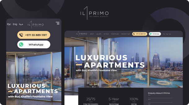 New Website and SEO Services for Il Primo