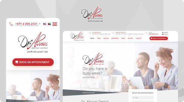 Web Design for Dr. Aburas