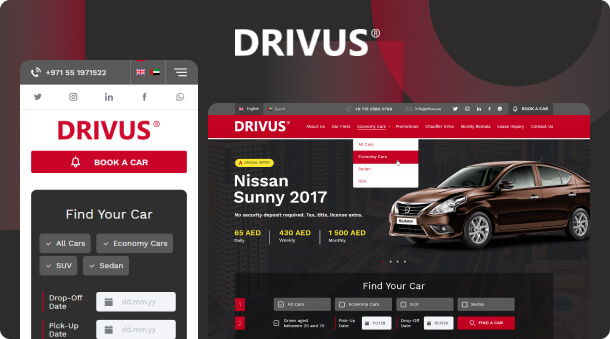 New Website and SEO Services for Drivus