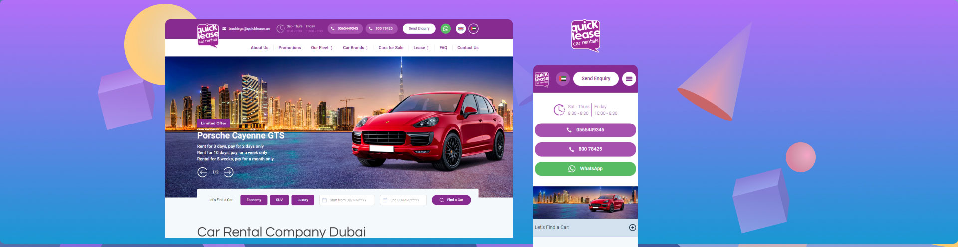 Quicklease.ae – Case Study (SEO)