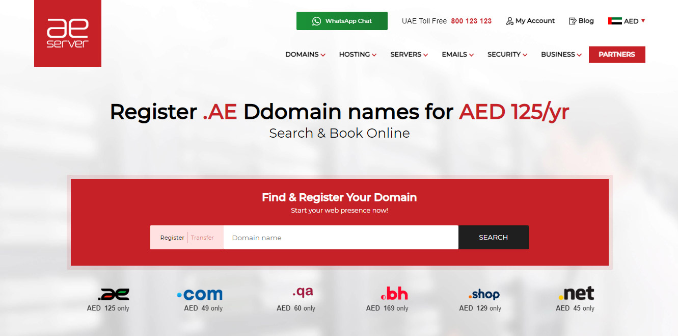 AEServer .ae Domain Registrar