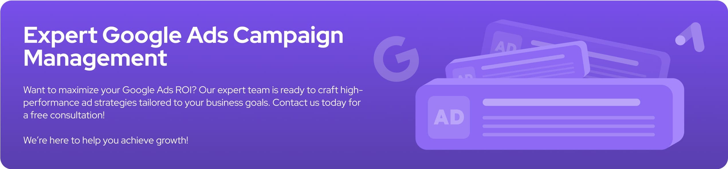Expert Google Ads Campaign Management